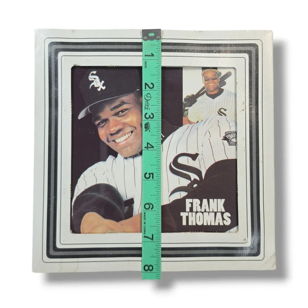 Vintage Frank‎ Thomas Carnival Glass Prize Mirror 8in x 8in